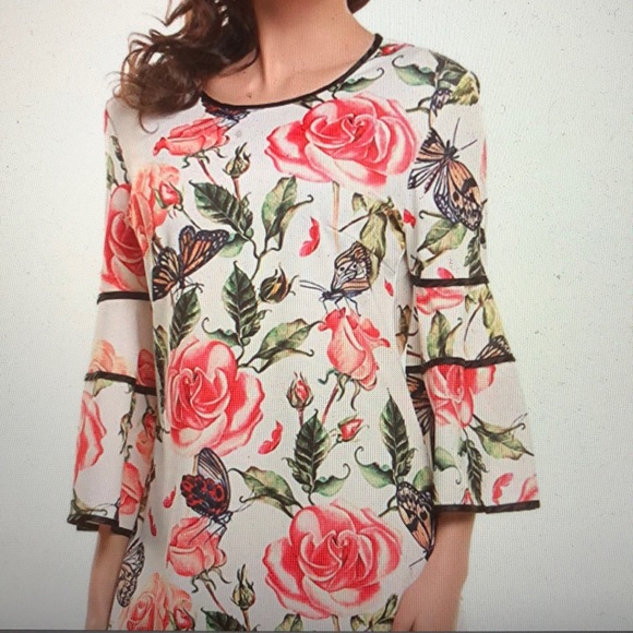 Vessos Women Bohemian Crew Neck Vintage Dress - Picture 4 of 4